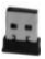 Receptor Nano USB de 2,4 GHz incluido